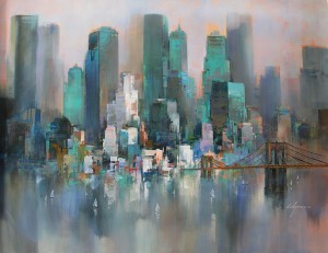 New York. Acrylic on canvas 90x120cm