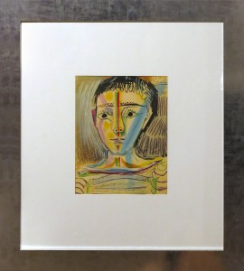 Homme en marinière 1965. Hand signed Lithograph. 38x28cm.2900E