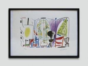 Californie, Cannes 1955. Lithograph n° 1223/2400. 2200E