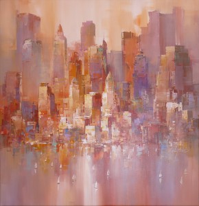 New York. Acrylic on canvas. 100x100cm. 1950E
